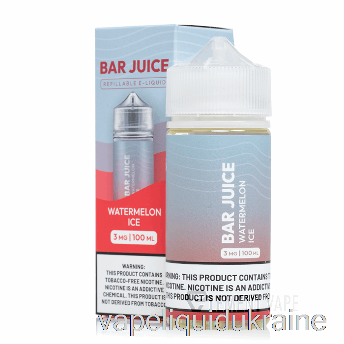 Vape Ukraine Watermelon Ice - Bar Juice - 100mL 0mg